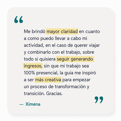 Testimonio compradora guía traviajar